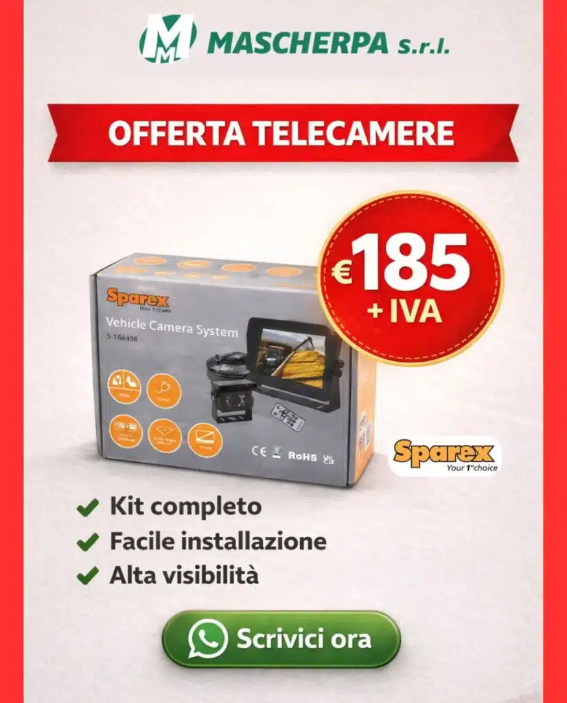 promozioni MASCHERPA telecamere sparex